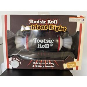 Tootsie Roll Ambient Night Light Limited Edition Neon Sign, Candy Lover Kids New